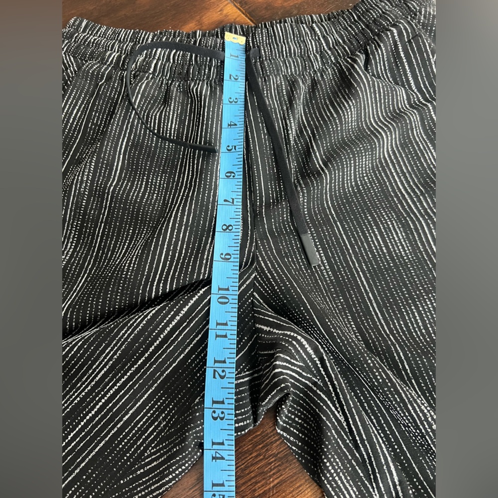 Athleta Arrival Pants Women’s 8 Black Amara Stripe 586939 Pull On Travel Pull On - Picture 11 of 12